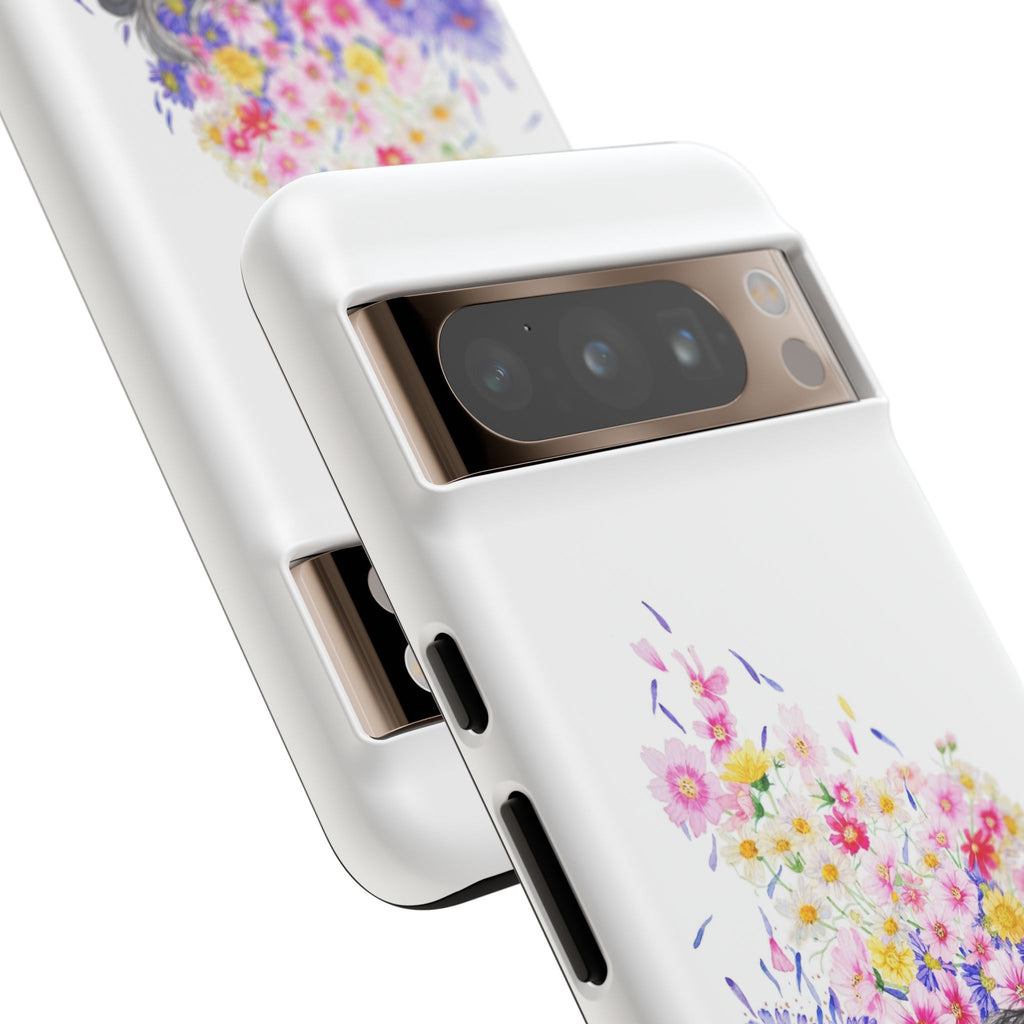 Floral Phone Case | Tough Cases | Cute Floral Design, Gift for Her, Spring Accessory, Mother's Day Gift, Stylish Protection
