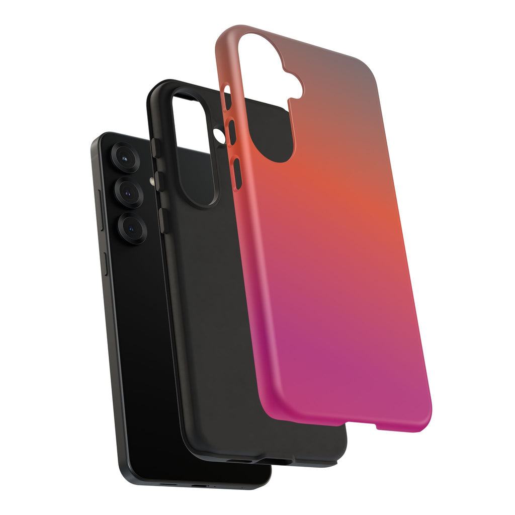 Gradient Phone Case, Custom Tough Case, Durable Phone Accessory, Vibrant Design, Gift for Tech Lovers, Birthday and Holiday Present