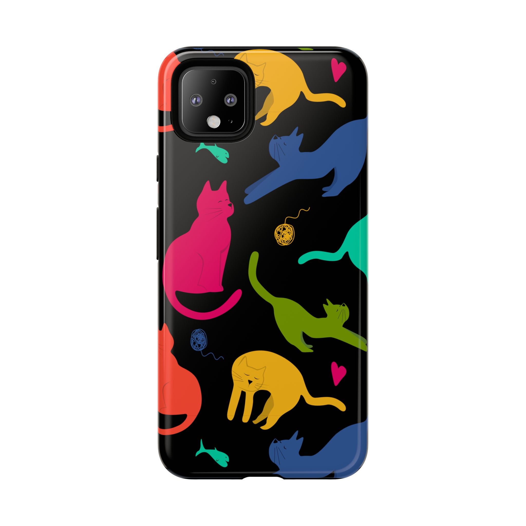 Colorful Cat Phone Case - Fun Pet Lover Accessory, Paw-some Gift for Cat Owners, Colorful Protective Cover, Cute Animal Phone [...]
