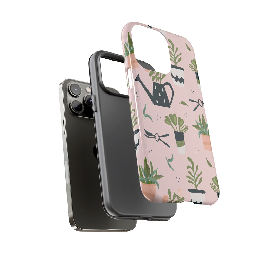 Floral Phone Case, Cute Plant Lover Case, Gift for Gardeners, Phone Cover, Green Thumb Accessories, Mother's Day Gift