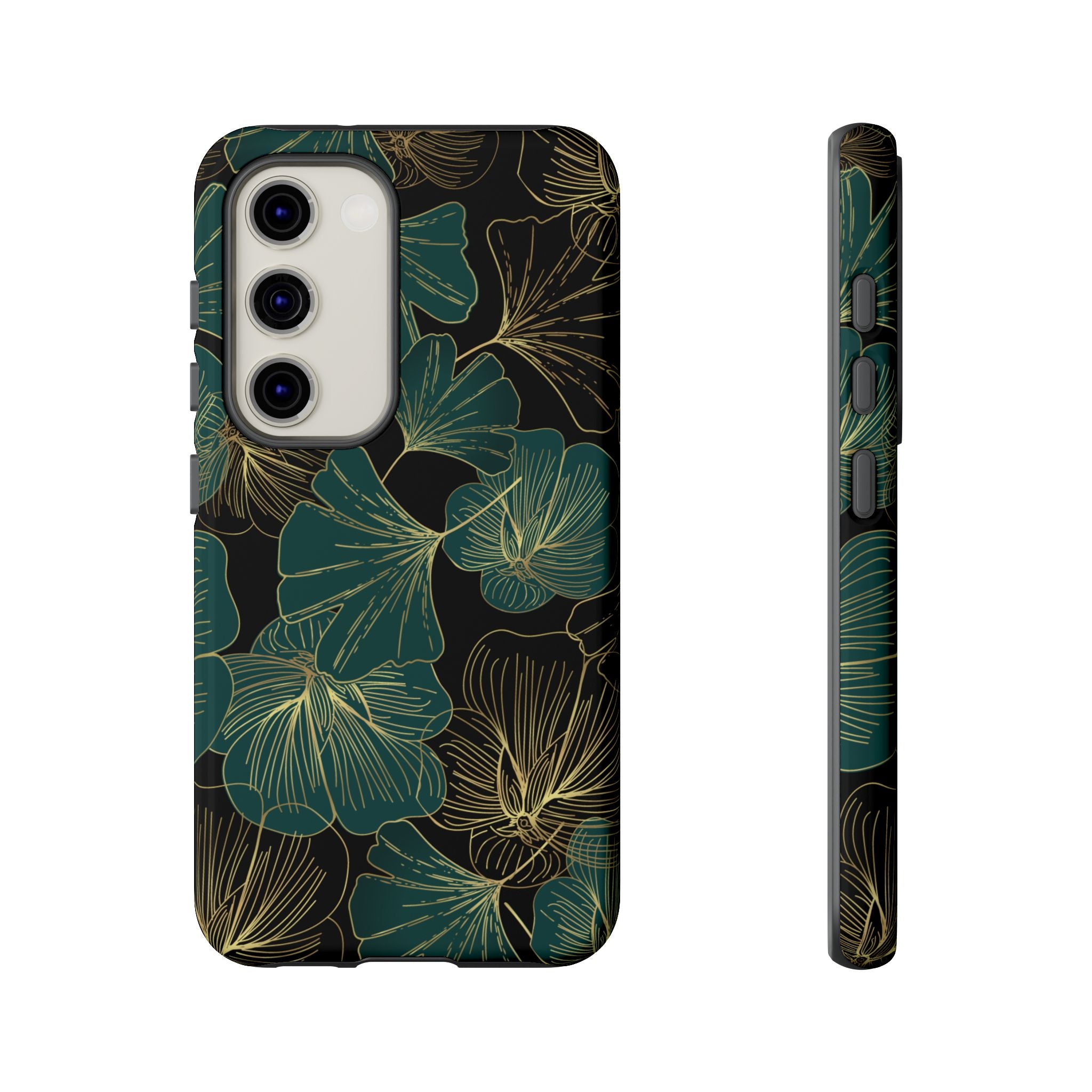 Floral Phone Case - Tough Cases, Protective Cover, Stylish Accessory, Gift for Her, Nature-Inspired Design