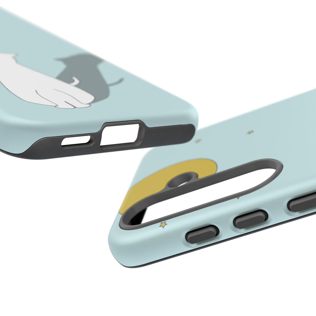 Cute Cat Phone Case, Tough Phone Cover, Pet Lover Gift, Unique Case, Animal Decor, Birthday Gift