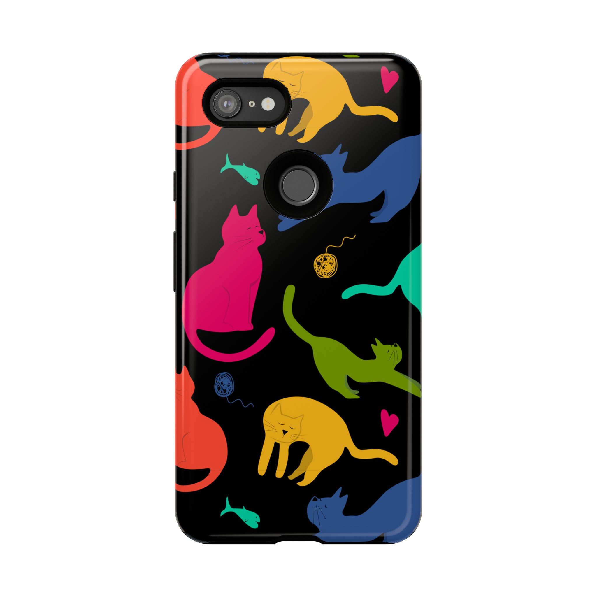 Colorful Cat Phone Case - Fun Pet Lover Accessory, Paw-some Gift for Cat Owners, Colorful Protective Cover, Cute Animal Phone [...]