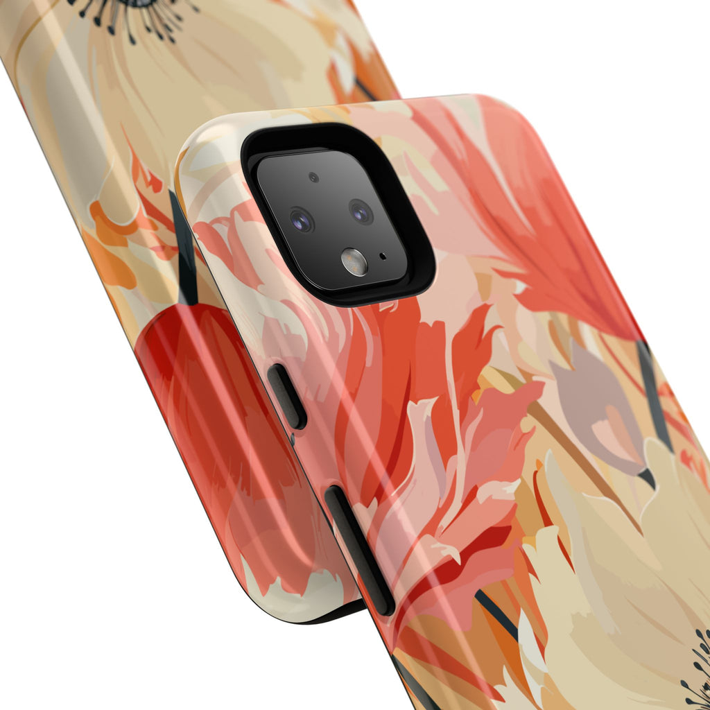 Floral Phone Case, Tough Protective Cover for Floral Lovers, Perfect Gift for Friends, Spring Celebration, Art Lovers Gift