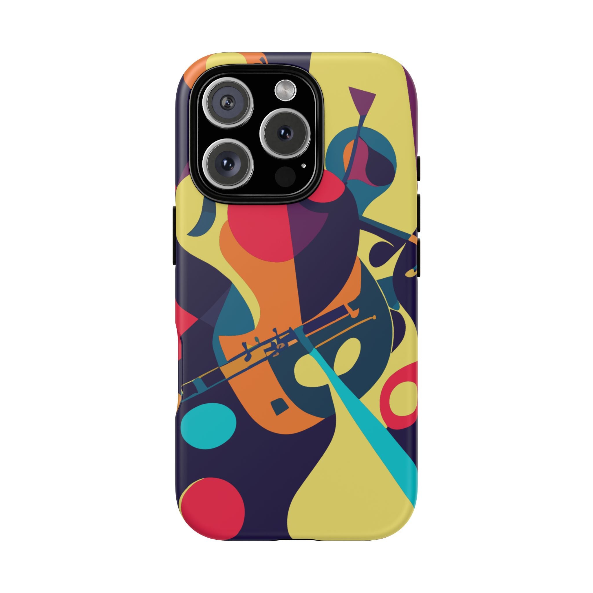 Vibrant Guitar Phone Case - Tough Cases for Music Lovers, Colorful Phone Cover, Gifts for Musicians, Artistic Mobile Accessories, [...]
