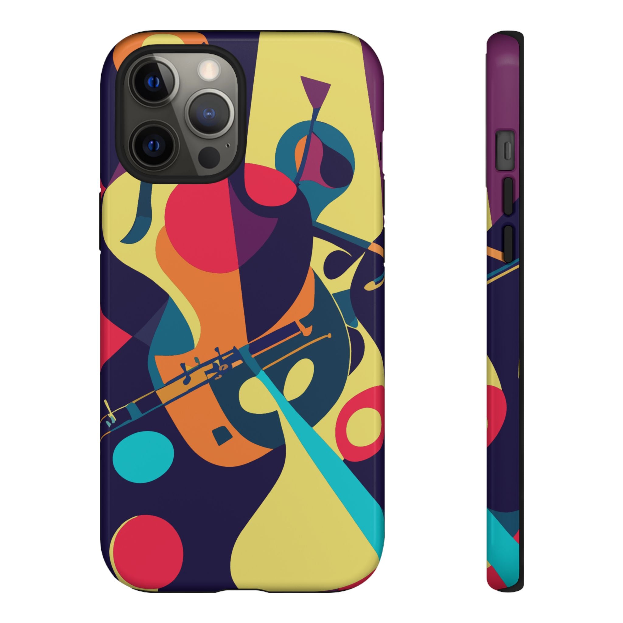Vibrant Guitar Phone Case - Tough Cases for Music Lovers, Colorful Phone Cover, Gifts for Musicians, Artistic Mobile Accessories, [...]