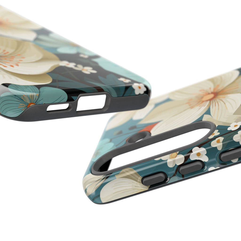 Floral Phone Case, Stylish Tough Cases with Botanical Design, Flower Print Phone Cover, Gifts for Nature Lovers, Eco-Friendly Mobile Cover