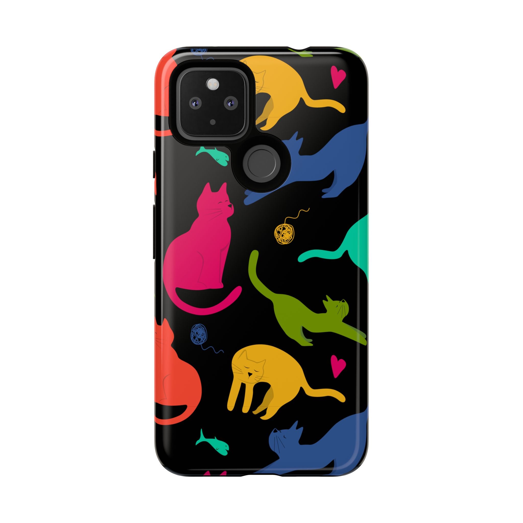 Colorful Cat Phone Case - Fun Pet Lover Accessory, Paw-some Gift for Cat Owners, Colorful Protective Cover, Cute Animal Phone [...]
