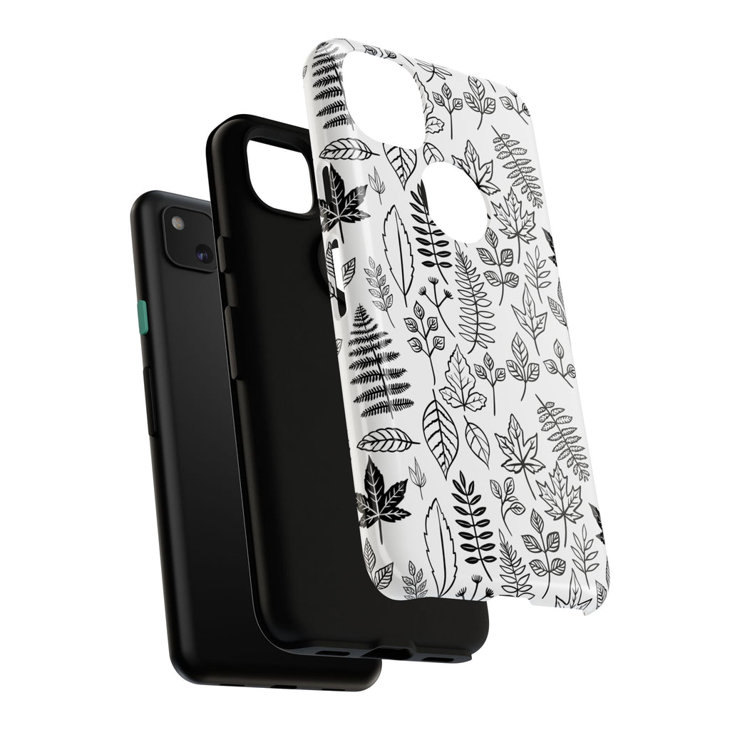 Stylish Phone Case for Nature Lovers, Botanical Design, Gift for Her, Fall Accessories, Customizable Tech Gear