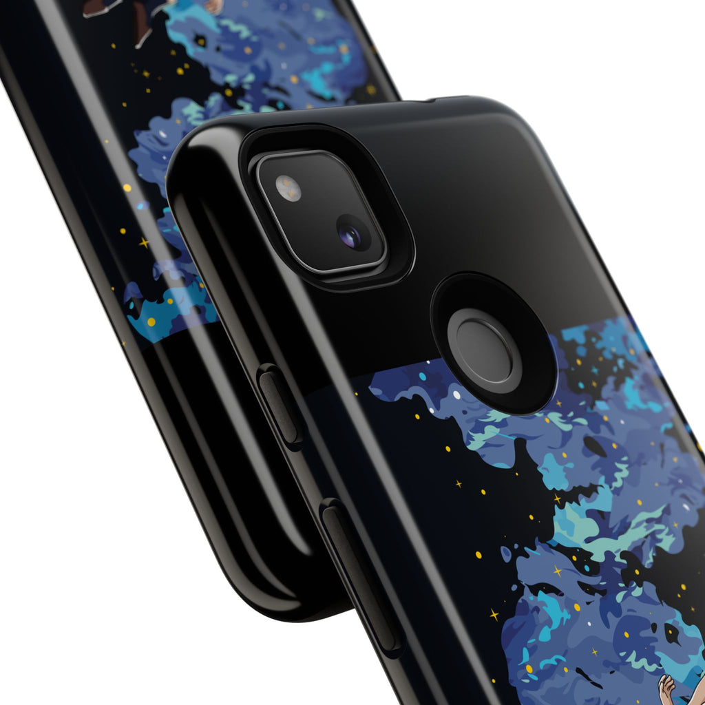 Tough Cases Phone Case - Artistic Galaxy Design, Cute Sleeve for Teens, Gift for Students, Unique Mobile Accessory, Trendy Tech Protection