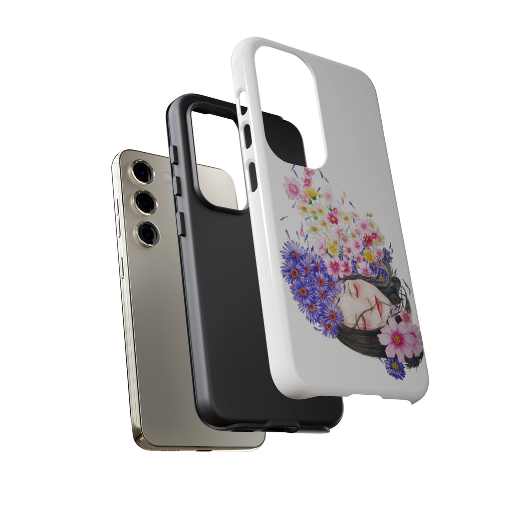 Floral Phone Case | Tough Cases | Cute Floral Design, Gift for Her, Spring Accessory, Mother's Day Gift, Stylish Protection