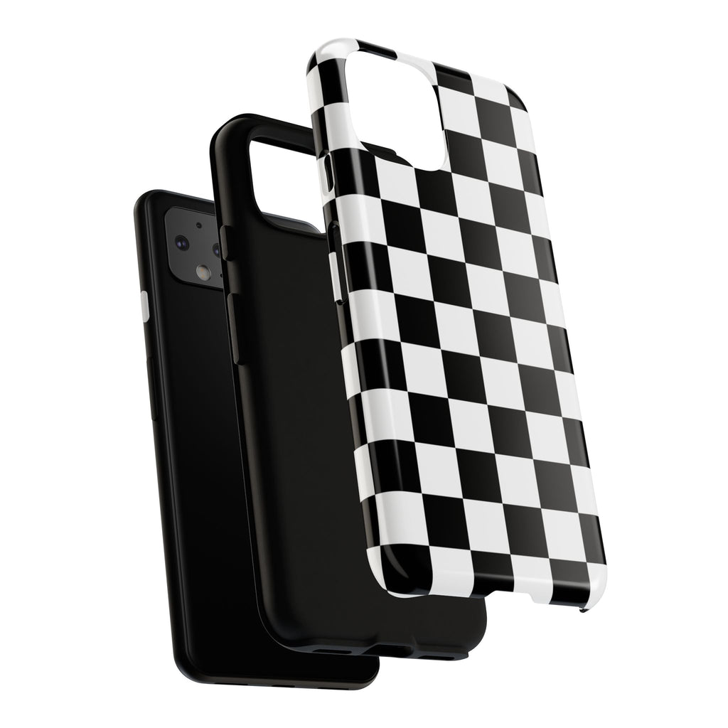 Stylish Checkered Phone Case | Trendy Protective Cover for iPhone, Gift for Teens, Fashion Accessory, Unique Design for All Occasions