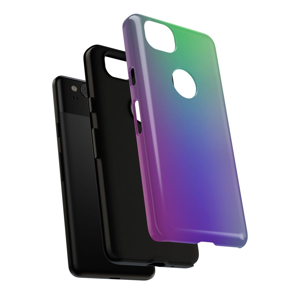 Gradient Phone Case, Durable Phone Protector, Trendy Cell Phone Accessory, Gift for Tech Lovers, Stylish Mobile Case