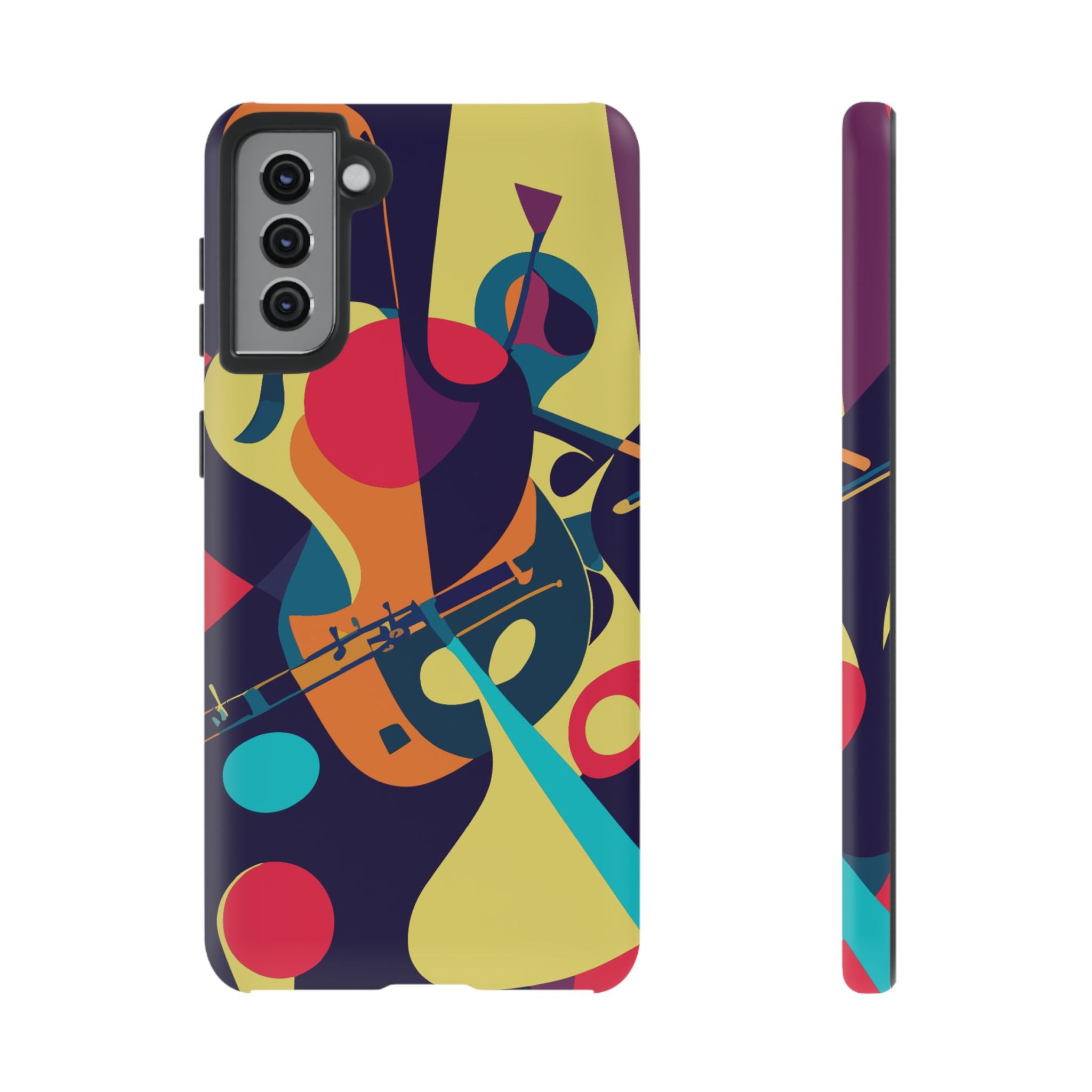 Vibrant Guitar Phone Case - Tough Cases for Music Lovers, Colorful Phone Cover, Gifts for Musicians, Artistic Mobile Accessories, [...]