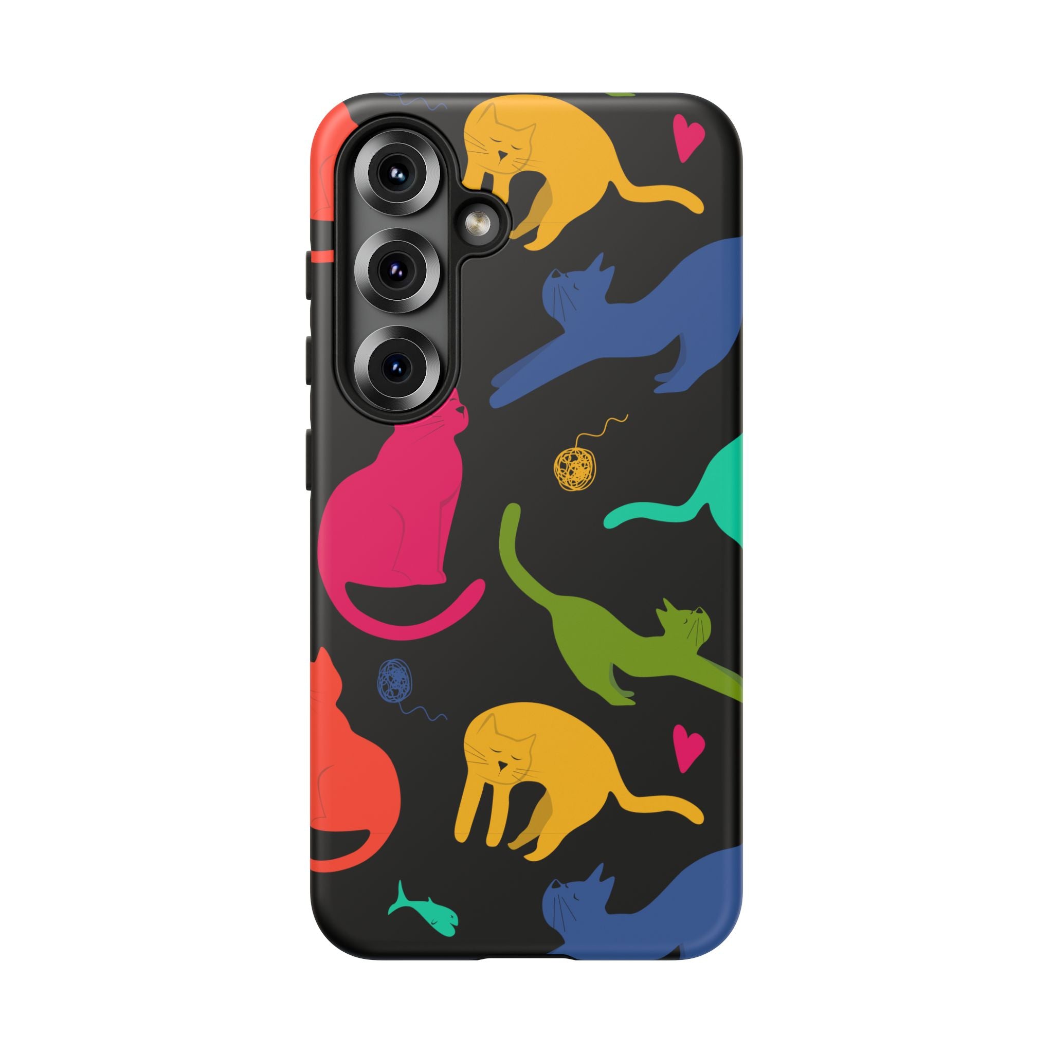 Colorful Cat Phone Case - Fun Pet Lover Accessory, Paw-some Gift for Cat Owners, Colorful Protective Cover, Cute Animal Phone [...]