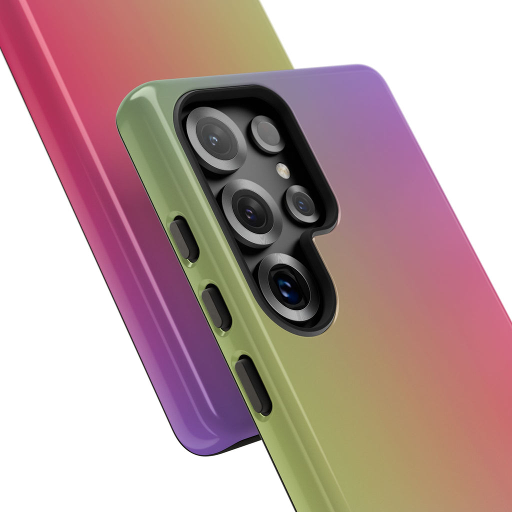 Gradient Phone Case, Tough Cases, Colorful Tech Accessory, Modern Phone Protection, Trendy Gift for Friends, Birthday, Holidays