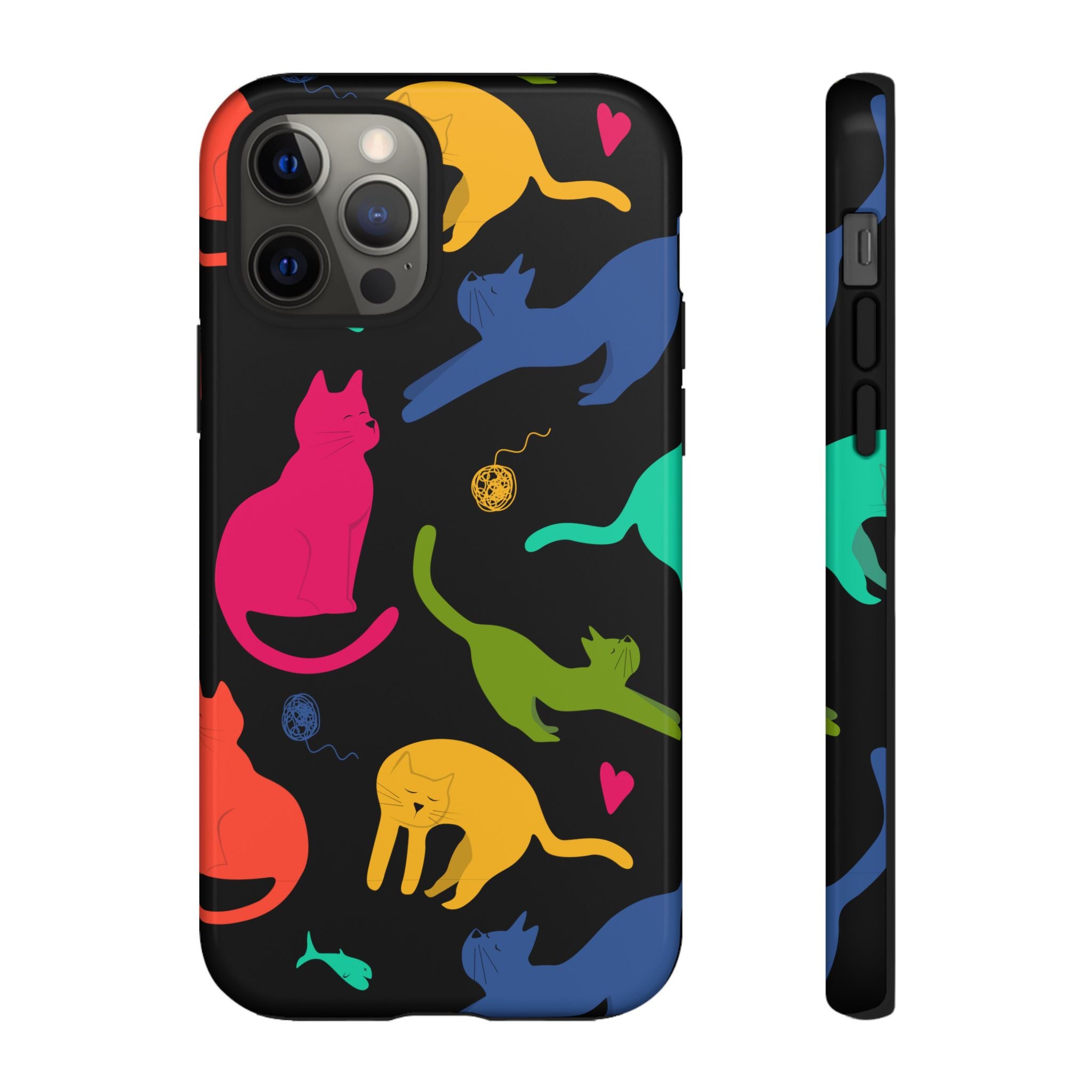 Colorful Cat Phone Case - Fun Pet Lover Accessory, Paw-some Gift for Cat Owners, Colorful Protective Cover, Cute Animal Phone [...]