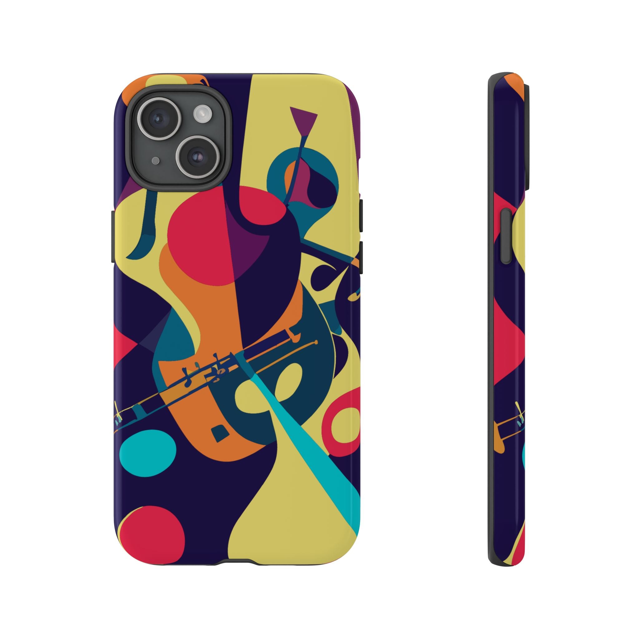 Vibrant Guitar Phone Case - Tough Cases for Music Lovers, Colorful Phone Cover, Gifts for Musicians, Artistic Mobile Accessories, [...]