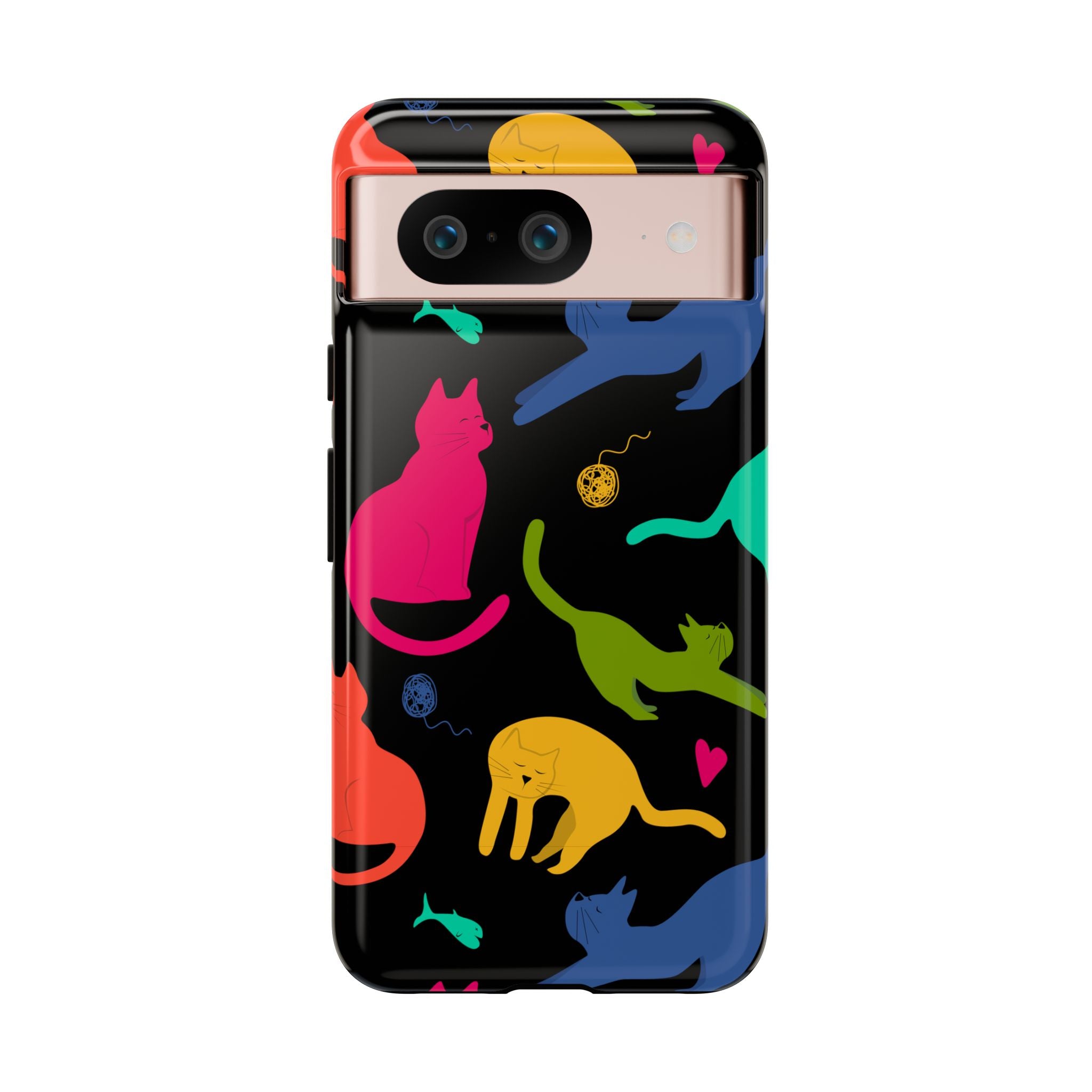 Colorful Cat Phone Case - Fun Pet Lover Accessory, Paw-some Gift for Cat Owners, Colorful Protective Cover, Cute Animal Phone [...]