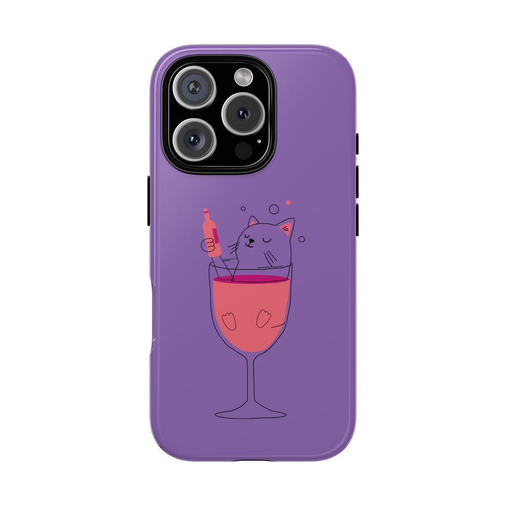 Cute Cat Phone Case, Fun Gift for Cat Lovers, Colorful Phone Cover, Pet Lover Accessory, Unique Cat Themed Case
