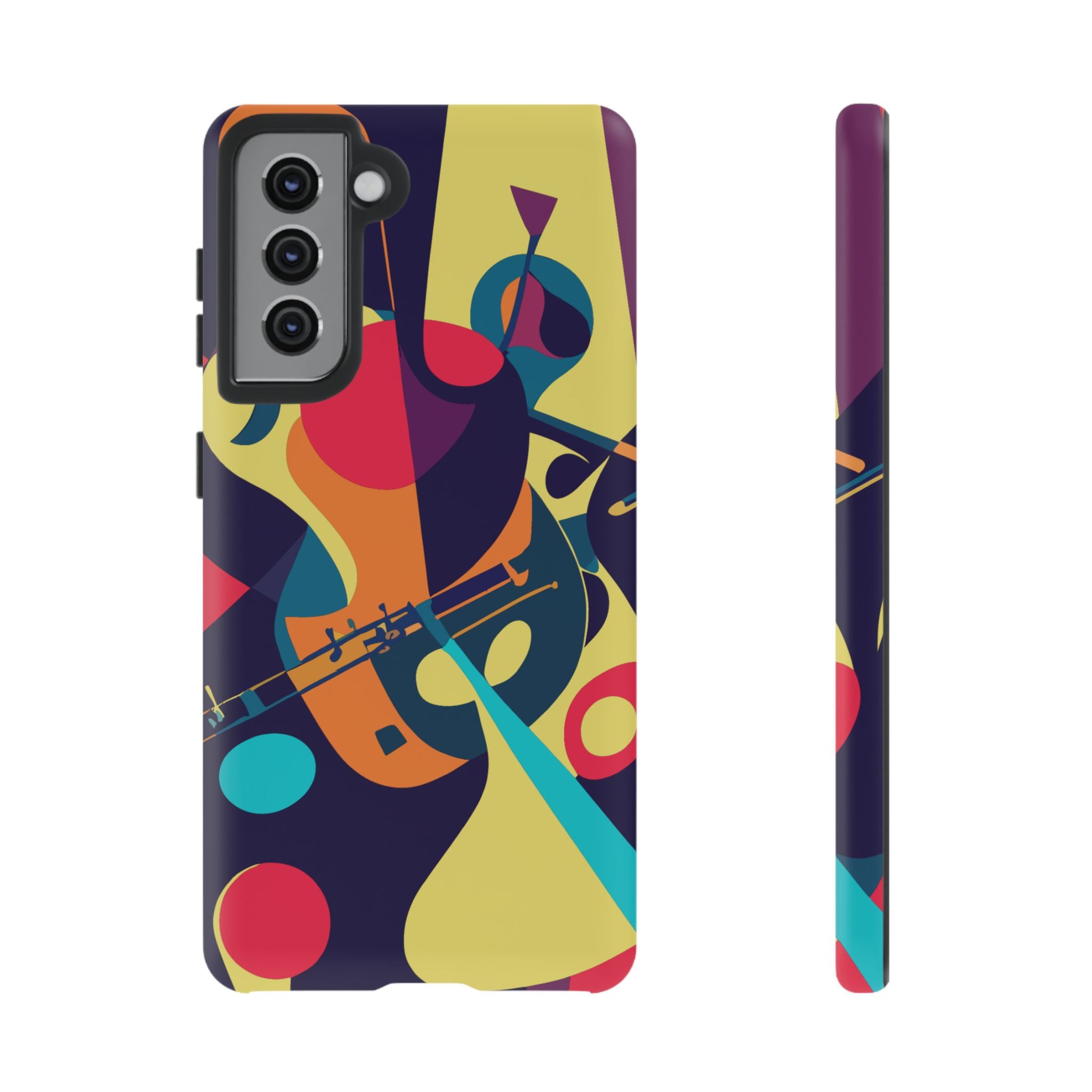 Vibrant Guitar Phone Case - Tough Cases for Music Lovers, Colorful Phone Cover, Gifts for Musicians, Artistic Mobile Accessories, [...]