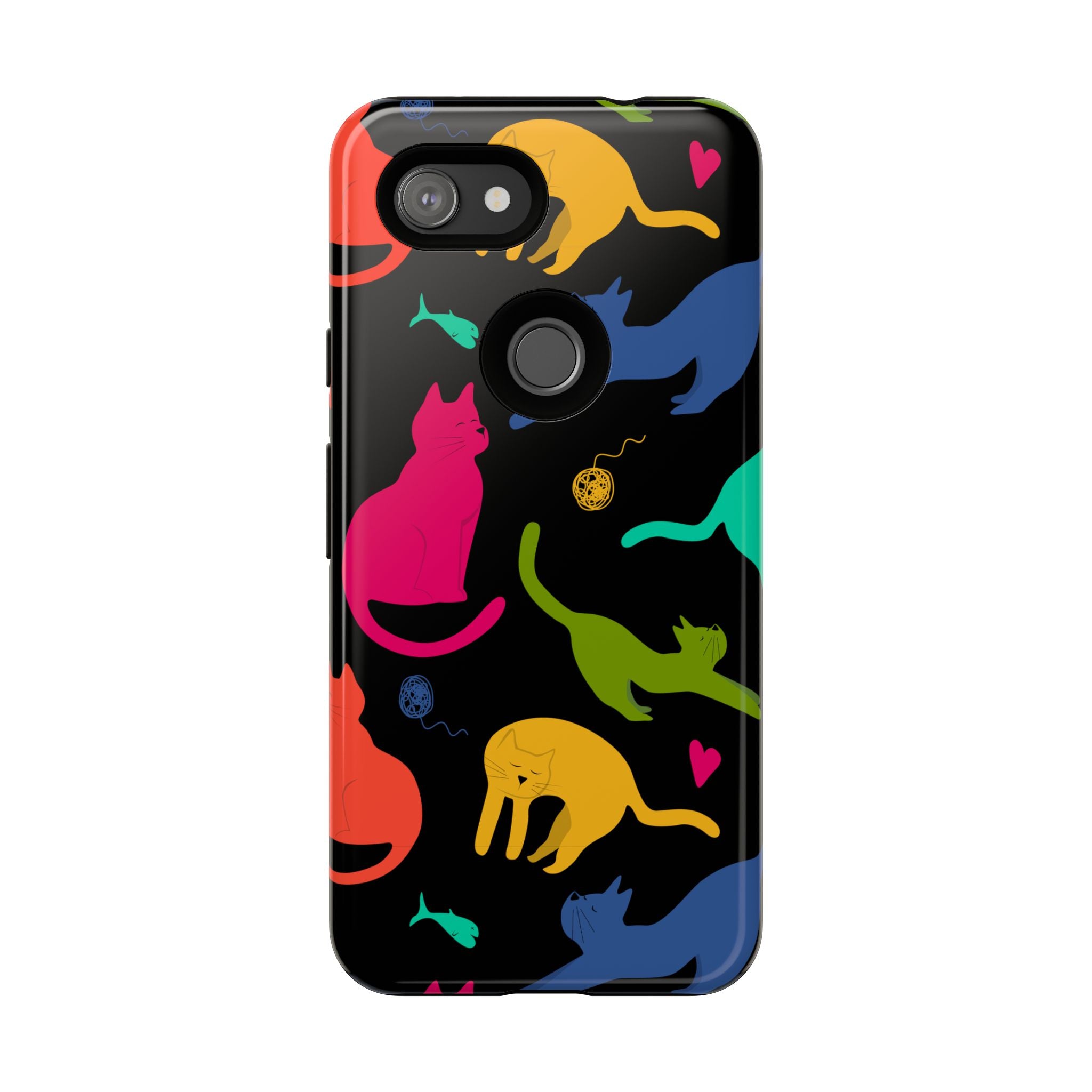 Colorful Cat Phone Case - Fun Pet Lover Accessory, Paw-some Gift for Cat Owners, Colorful Protective Cover, Cute Animal Phone [...]