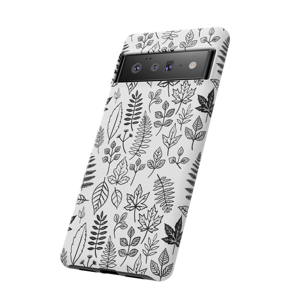 Stylish Phone Case for Nature Lovers, Botanical Design, Gift for Her, Fall Accessories, Customizable Tech Gear