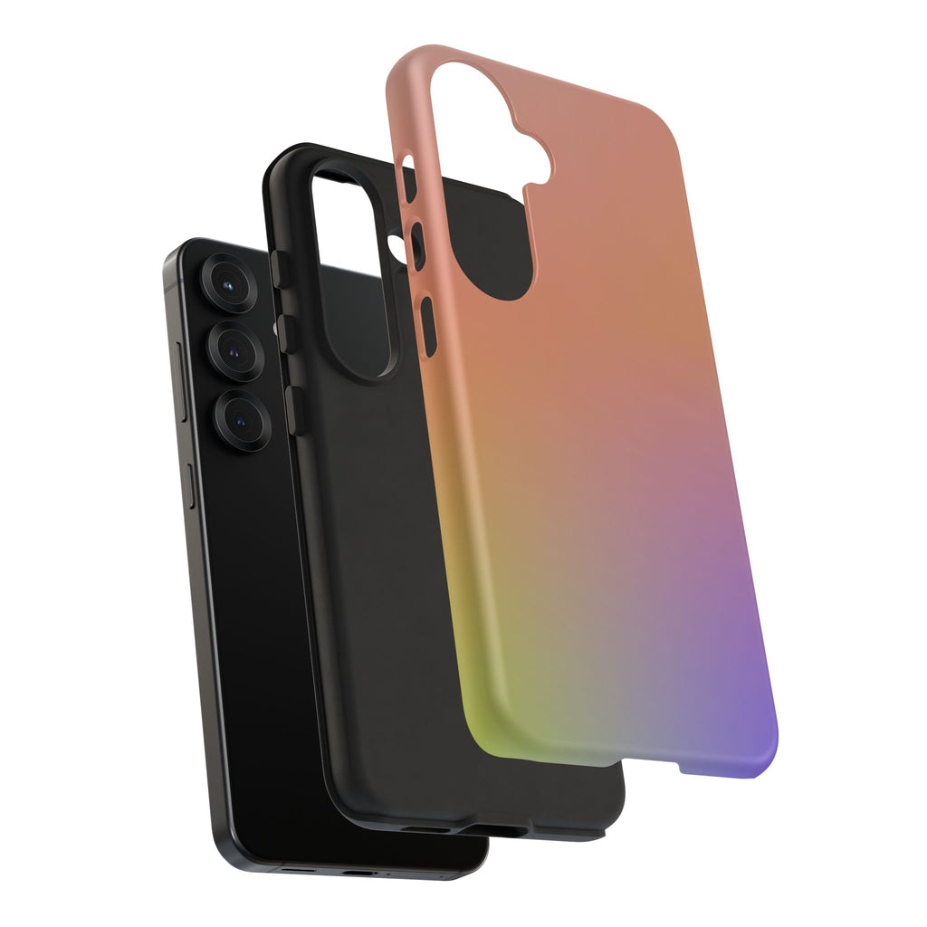 Colorful Gradient Phone Case, Tough Cases for iPhone, Customizable Phone Cover, Trendy Tech Accessory, Gift for Tech Lovers