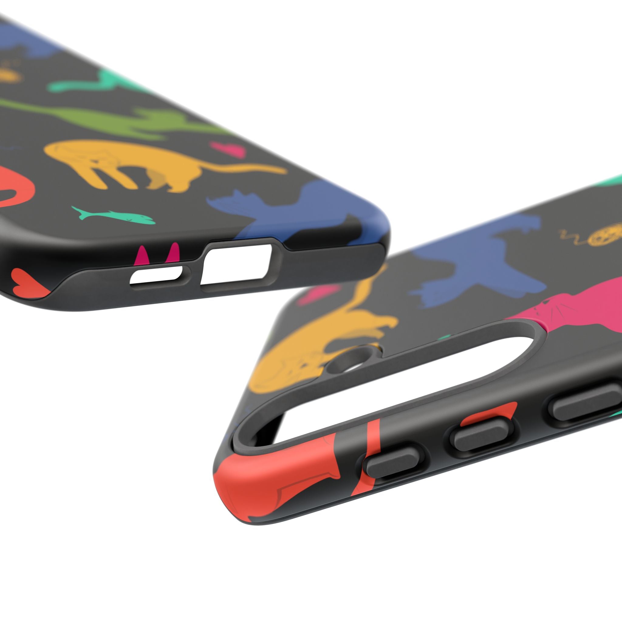 Colorful Cat Phone Case - Fun Pet Lover Accessory, Paw-some Gift for Cat Owners, Colorful Protective Cover, Cute Animal Phone [...]