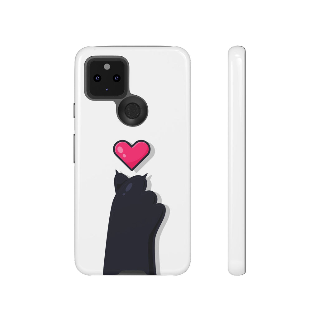Cute Cat Love Phone Case, Tough Cell Phone Cover, Animal Lover Gifts, Pet Parent Accessories, Valentine's Day Essentials