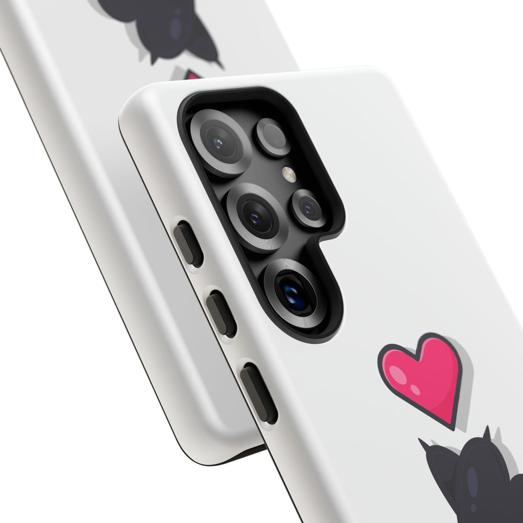 Cute Cat Love Phone Case, Tough Cell Phone Cover, Animal Lover Gifts, Pet Parent Accessories, Valentine's Day Essentials