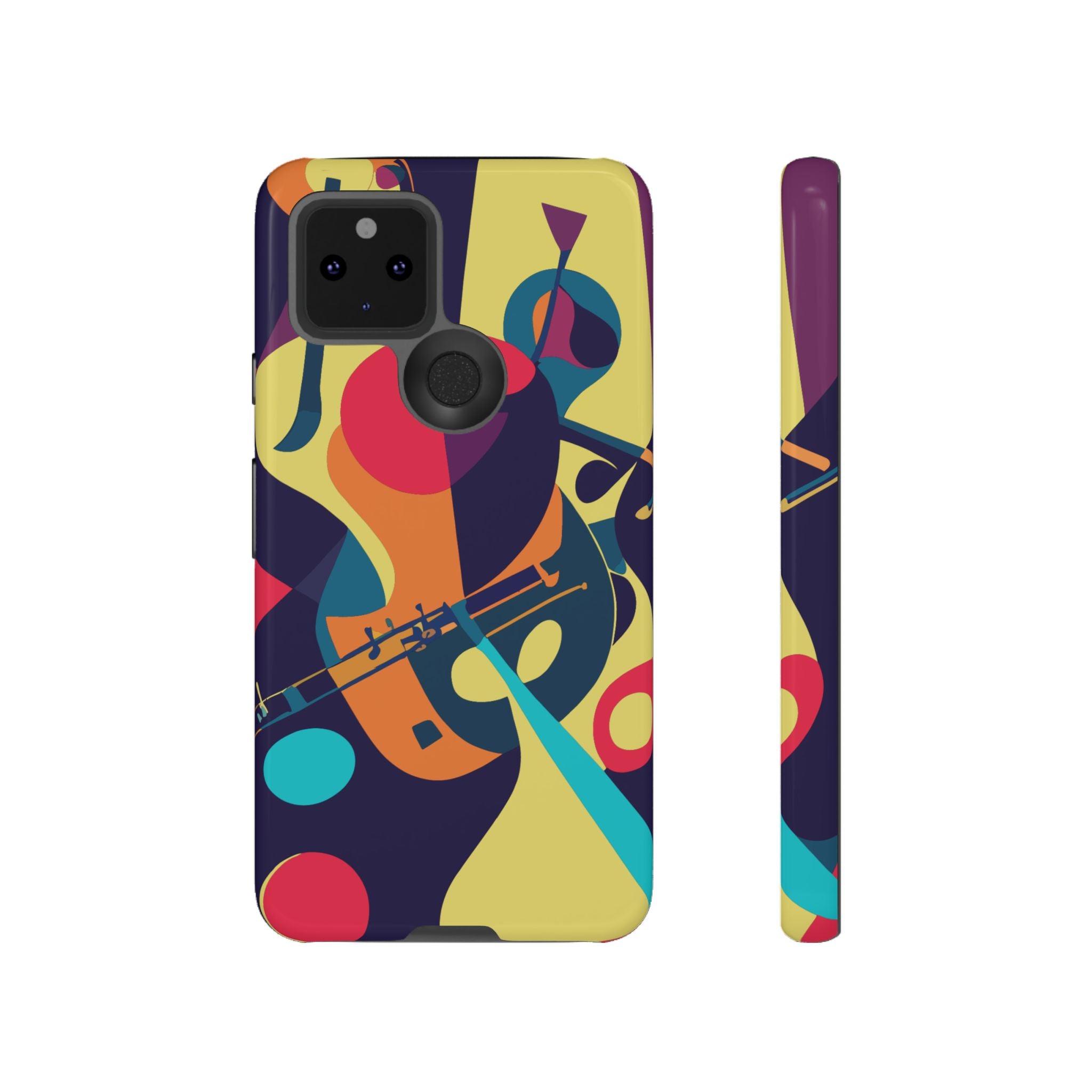 Vibrant Guitar Phone Case - Tough Cases for Music Lovers, Colorful Phone Cover, Gifts for Musicians, Artistic Mobile Accessories, [...]