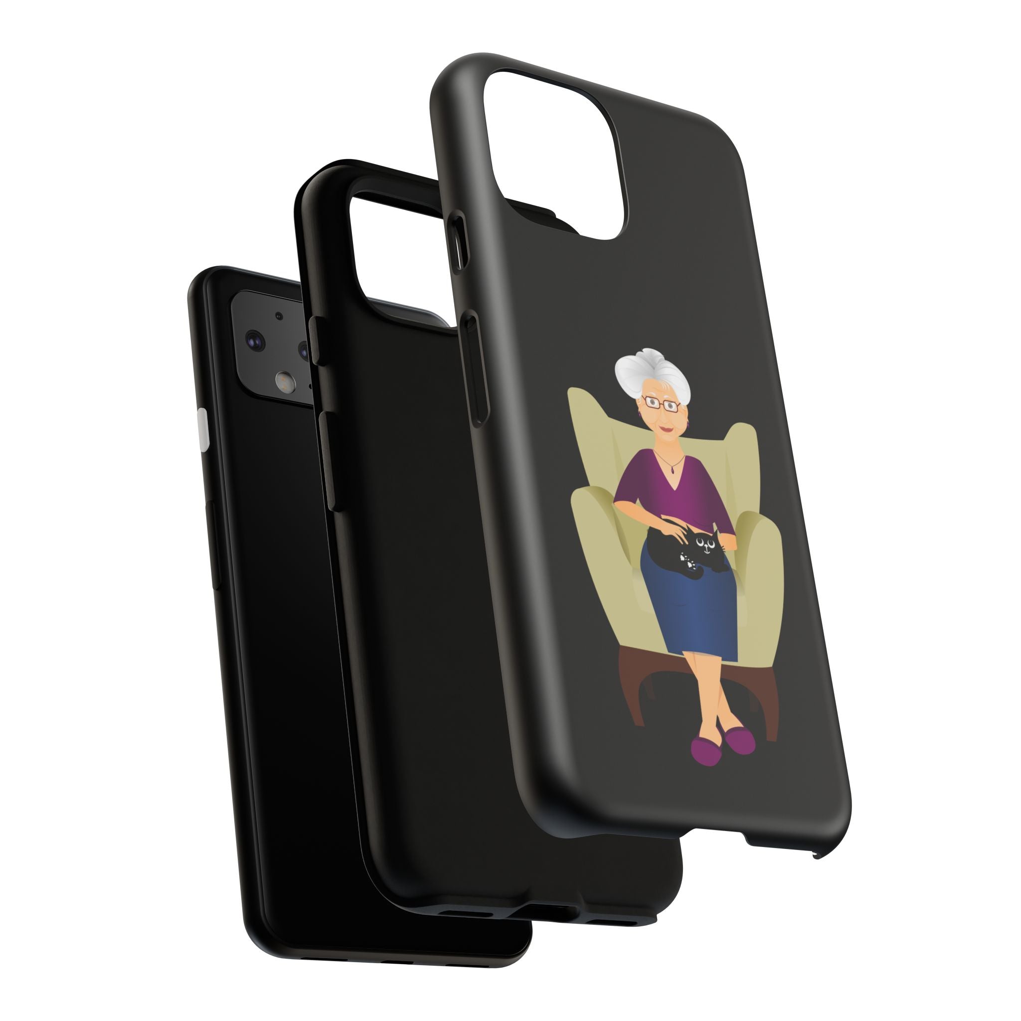 Grandma Phone Case, Tough Phone Cover for Grandparents, Durable Case for Seniors, Unique Gift for Grandmother, Personalized Tech Accessory