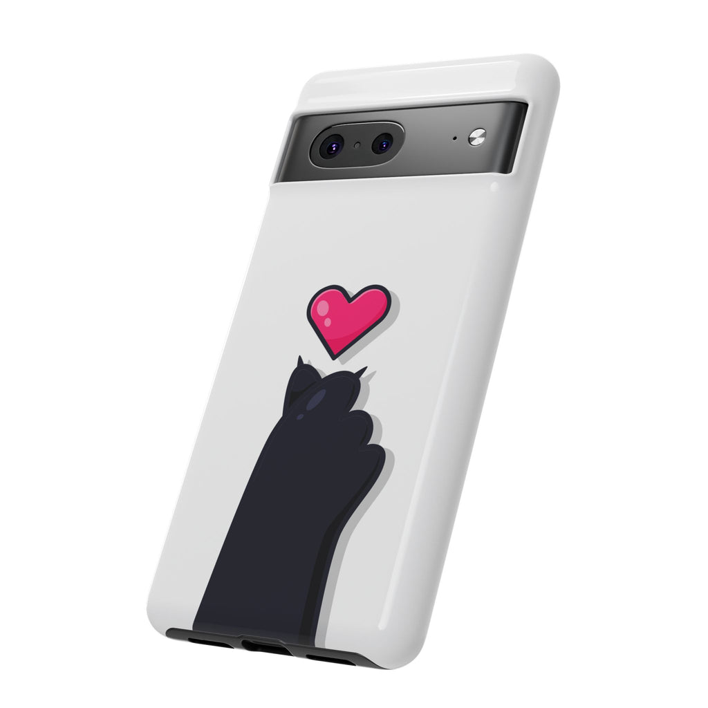 Cute Cat Love Phone Case, Tough Cell Phone Cover, Animal Lover Gifts, Pet Parent Accessories, Valentine's Day Essentials
