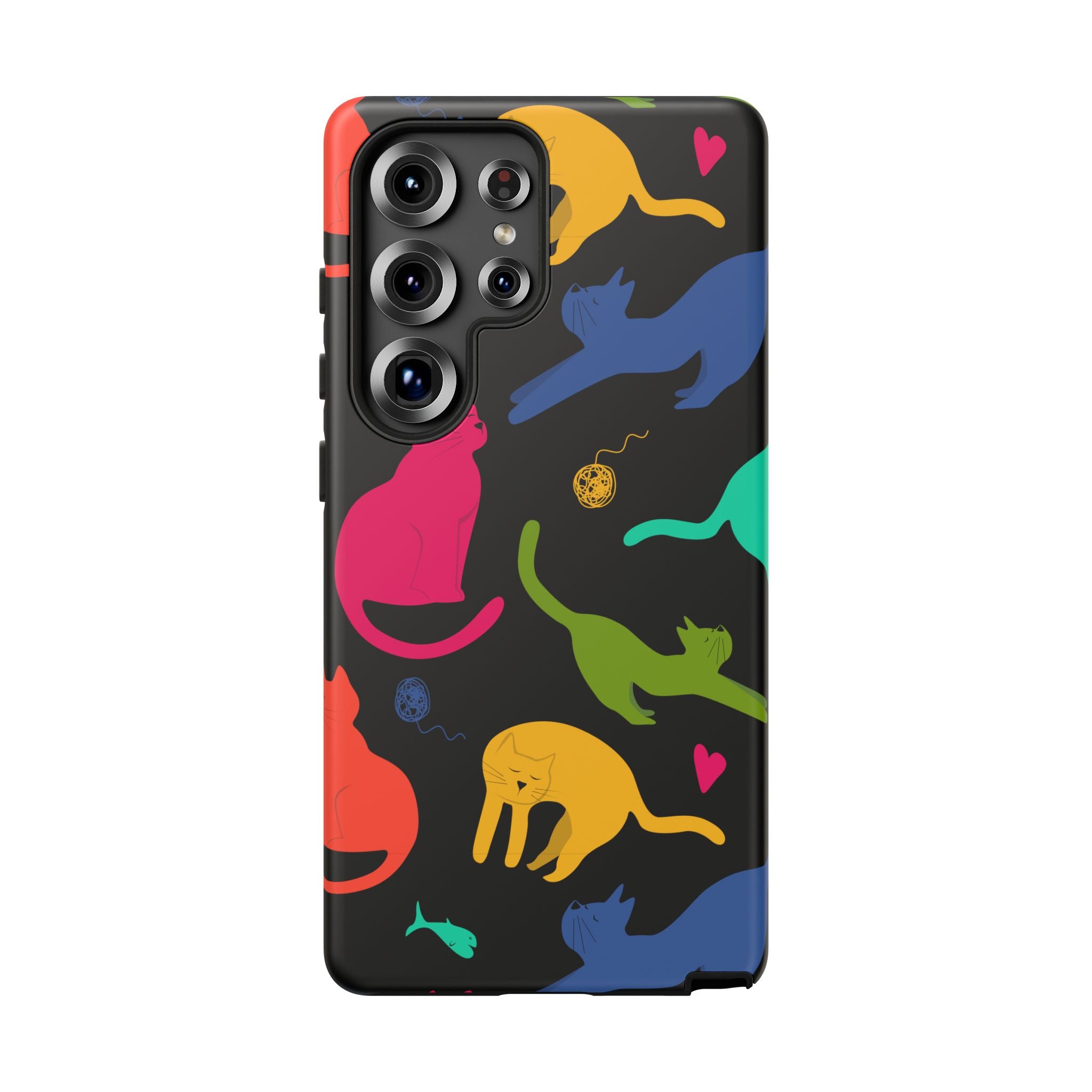 Colorful Cat Phone Case - Fun Pet Lover Accessory, Paw-some Gift for Cat Owners, Colorful Protective Cover, Cute Animal Phone [...]