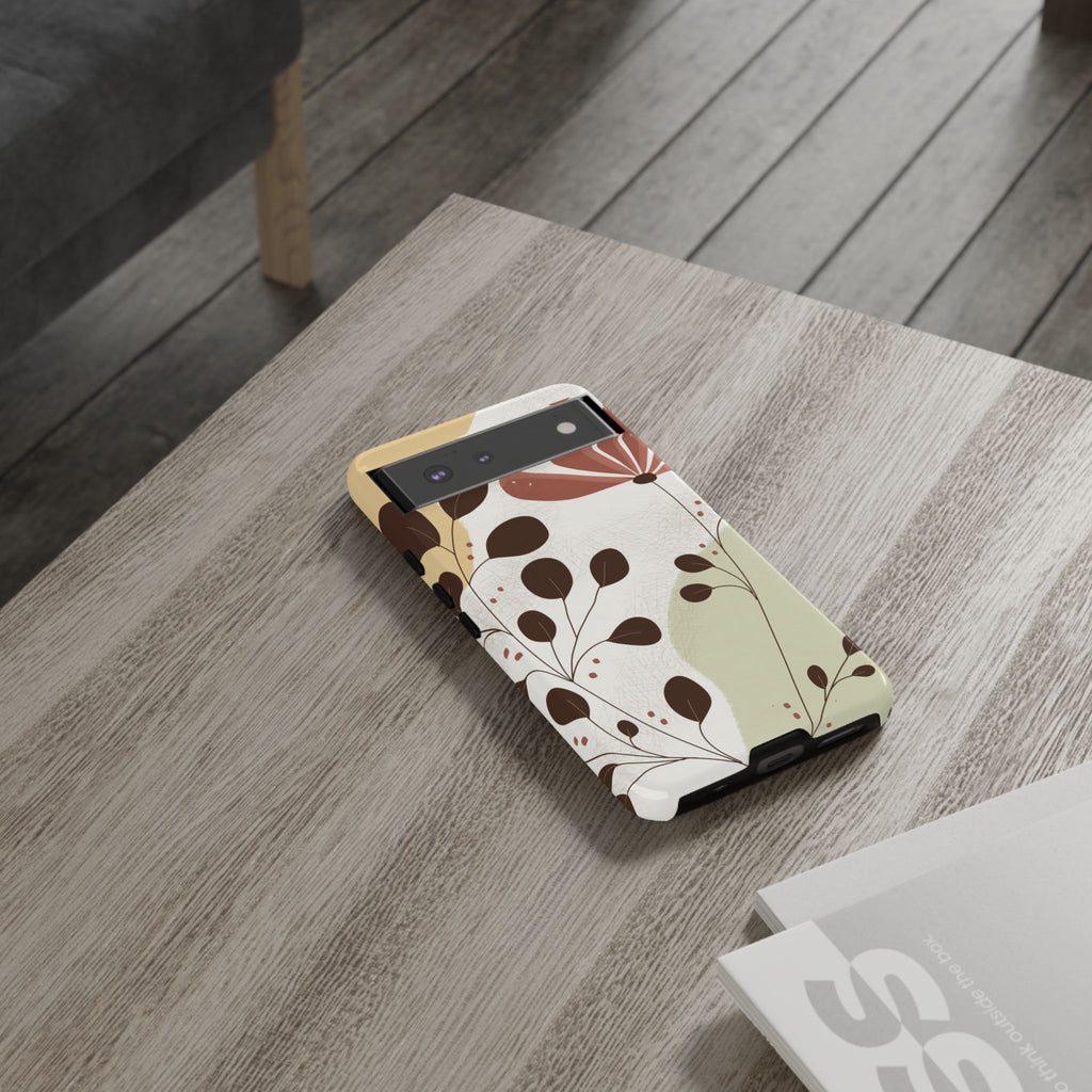 Floral Phone Case - Stylish Tough Cases for Women, Trendy Phone Cover, Gift for Her, Birthday Present, Everyday Use