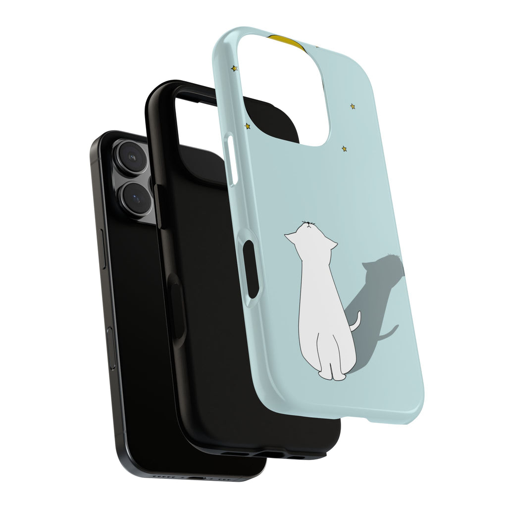 Cute Cat Phone Case, Tough Phone Cover, Pet Lover Gift, Unique Case, Animal Decor, Birthday Gift