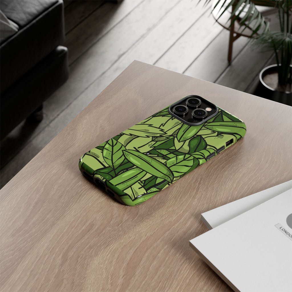 Leafy Green Phone Case - Tough Cases, Eco-Friendly Gadget Cover, Nature-Inspired Accessories, Unique Gift for Nature Lovers, Stylish [...]
