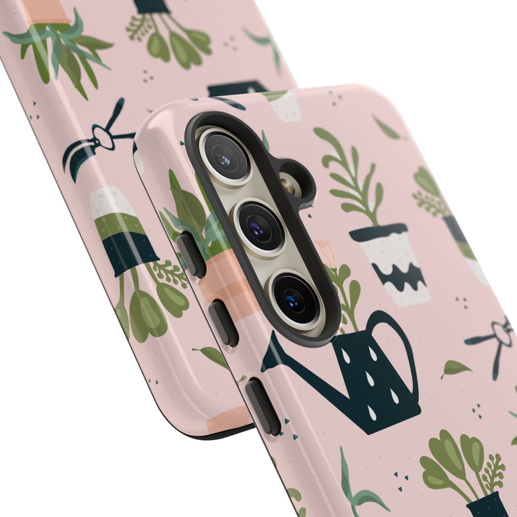 Floral Phone Case, Cute Plant Lover Case, Gift for Gardeners, Phone Cover, Green Thumb Accessories, Mother's Day Gift