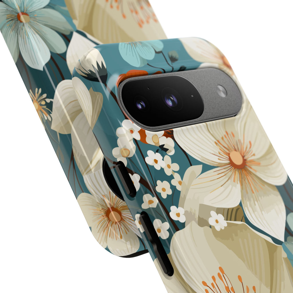 Floral Phone Case, Stylish Tough Cases with Botanical Design, Flower Print Phone Cover, Gifts for Nature Lovers, Eco-Friendly Mobile Cover