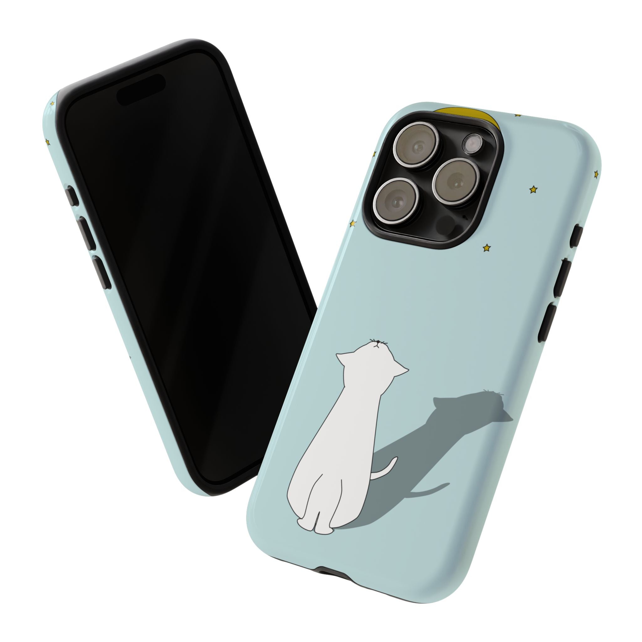 Cute Cat Phone Case, Tough Phone Cover, Pet Lover Gift, Unique Case, Animal Decor, Birthday Gift