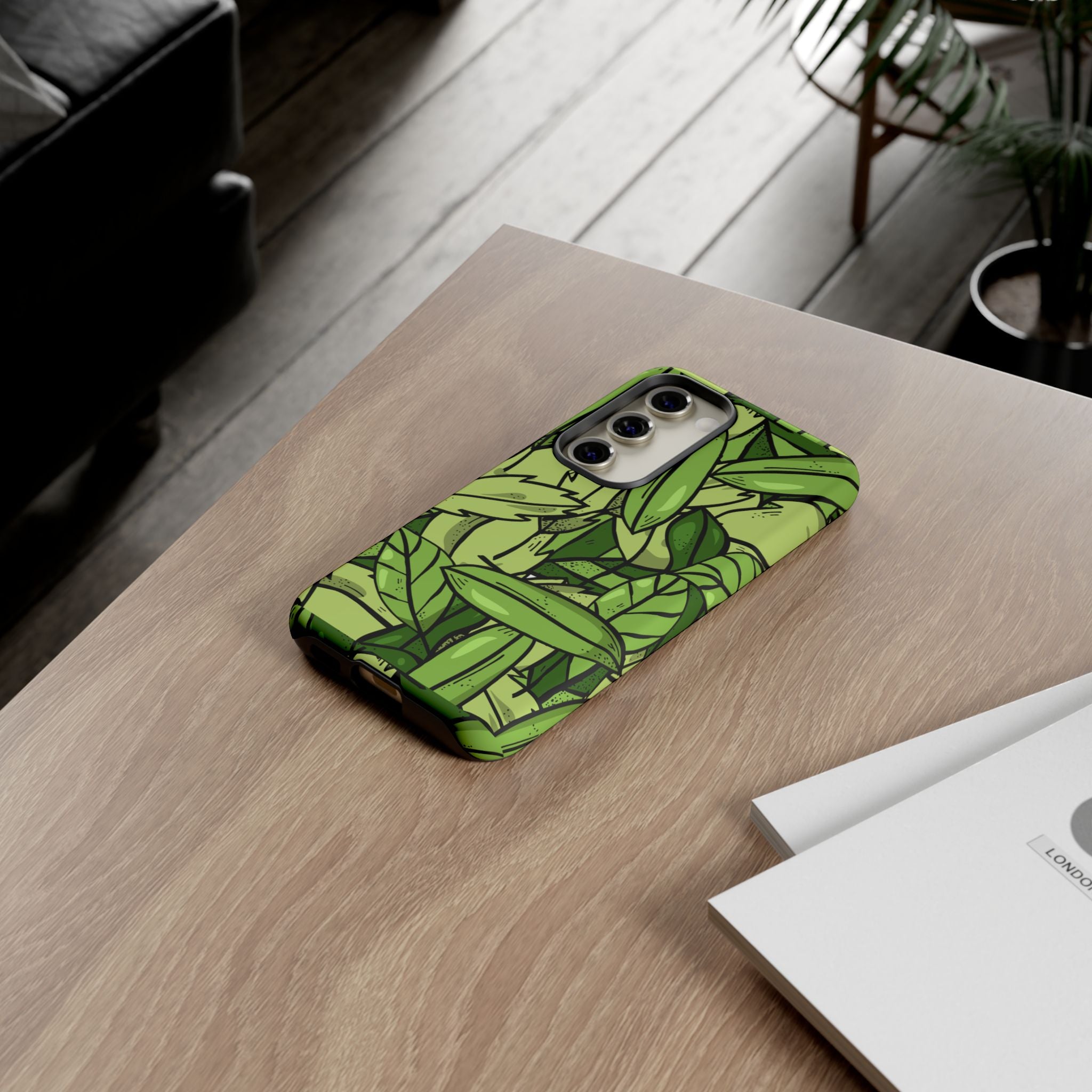 Leafy Green Phone Case - Tough Cases, Eco-Friendly Gadget Cover, Nature-Inspired Accessories, Unique Gift for Nature Lovers, Stylish [...]