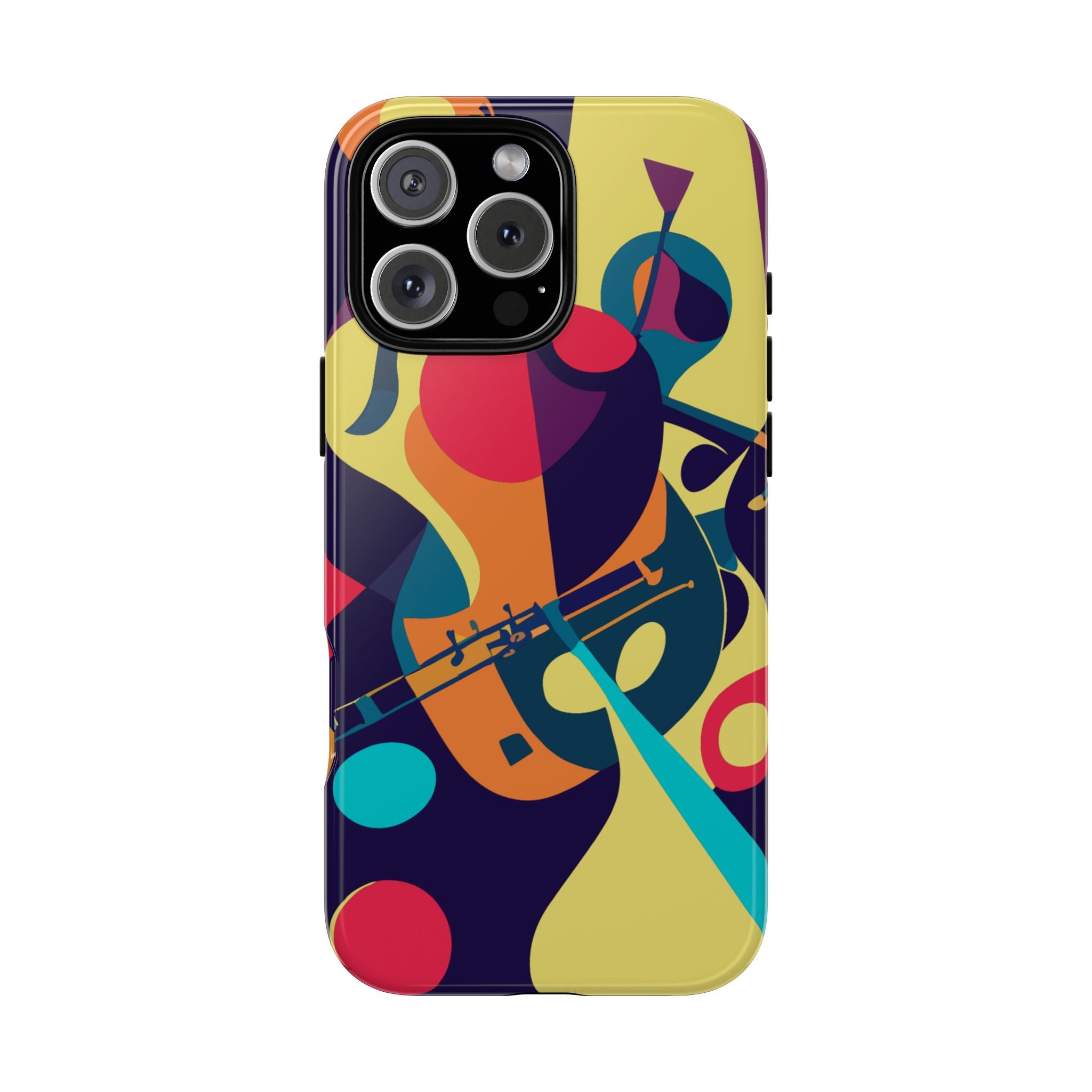 Vibrant Guitar Phone Case - Tough Cases for Music Lovers, Colorful Phone Cover, Gifts for Musicians, Artistic Mobile Accessories, [...]