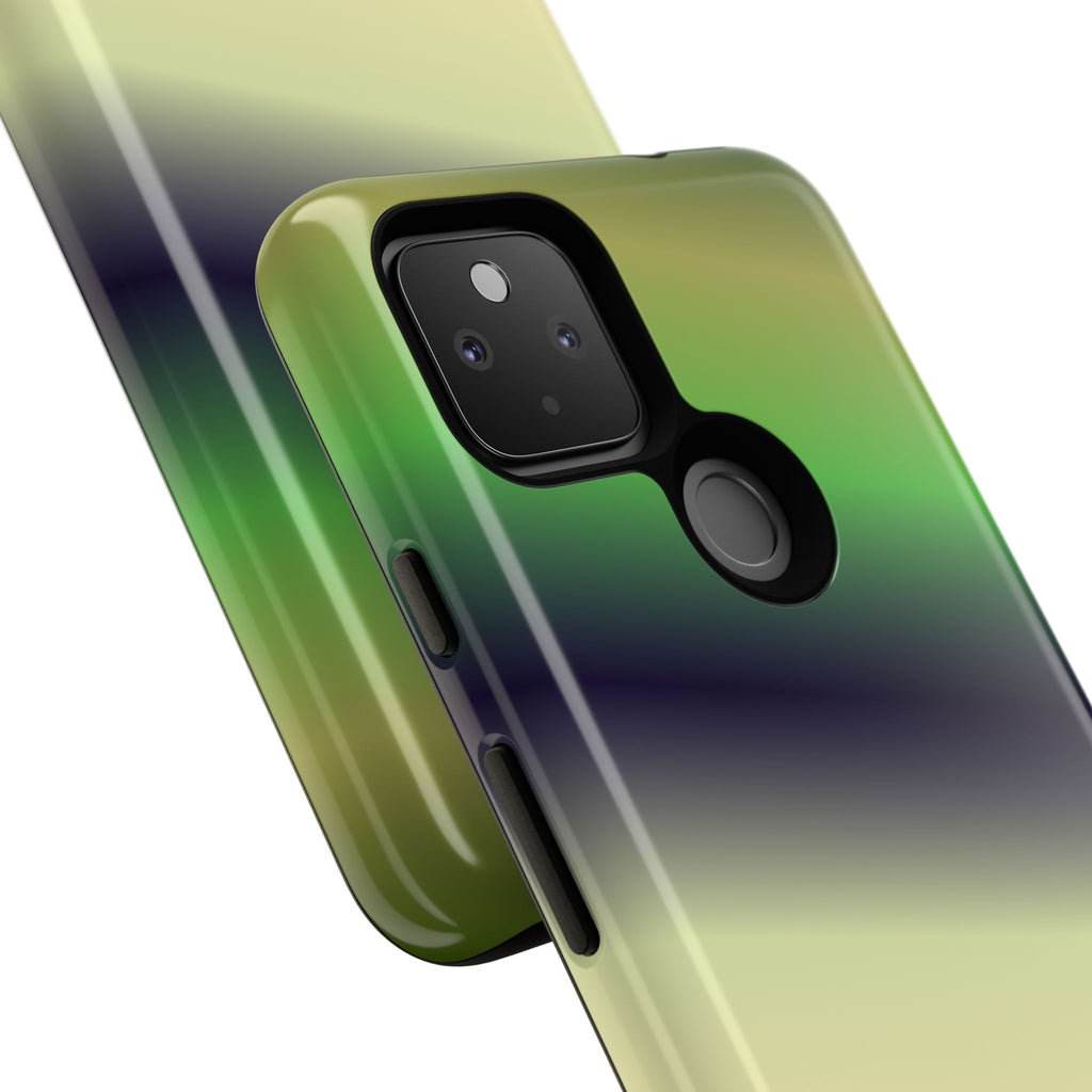 Gradient Phone Case - Tough Cases, Unique Cell Phone Cover, Stylish Tech Accessories, Green and Black Gradient, Perfect Gift