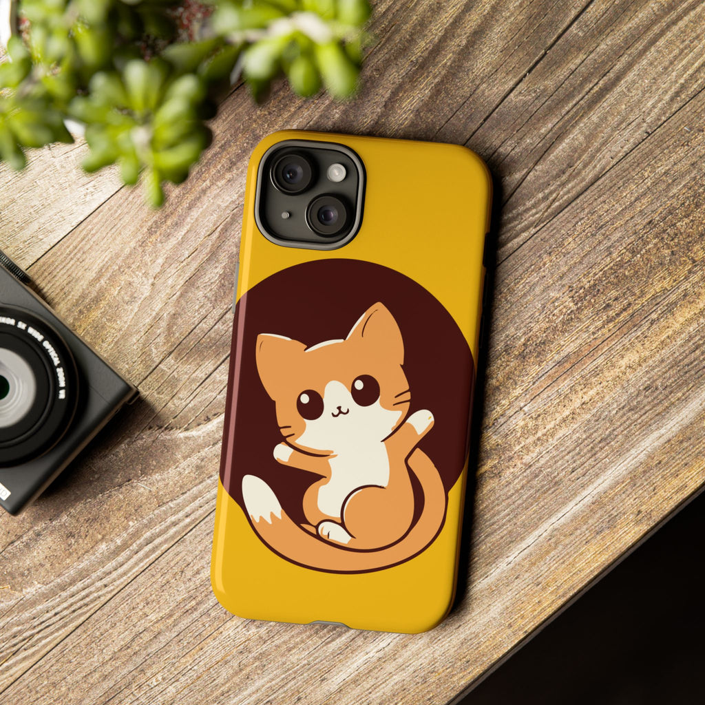 Cute Cat Phone Case | Tough Cases for Cat Lovers, Animal Design, Fun Gift, Unique Case, Durable Protection