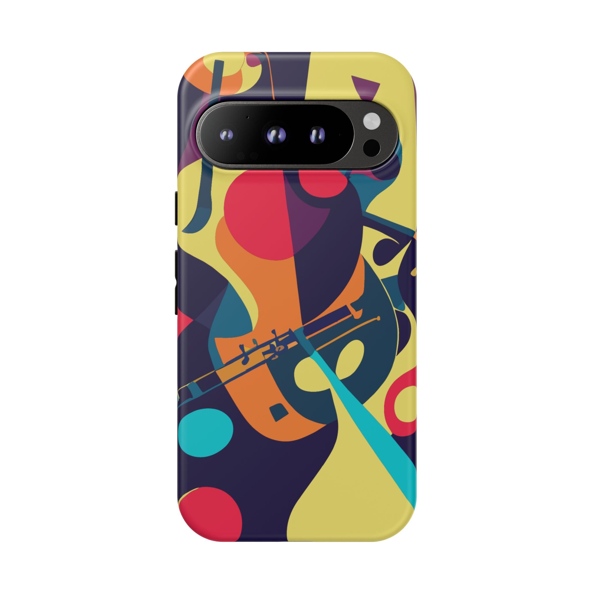 Vibrant Guitar Phone Case - Tough Cases for Music Lovers, Colorful Phone Cover, Gifts for Musicians, Artistic Mobile Accessories, [...]