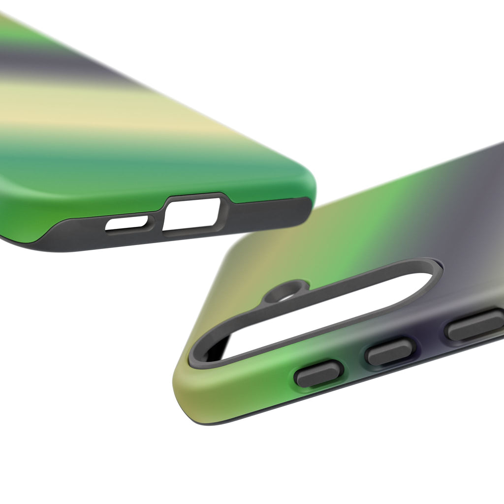 Gradient Phone Case - Tough Cases, Unique Cell Phone Cover, Stylish Tech Accessories, Green and Black Gradient, Perfect Gift