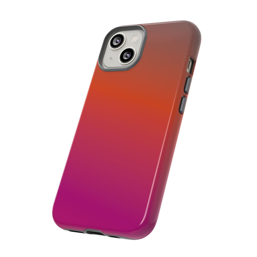 Gradient Phone Case, Custom Tough Case, Durable Phone Accessory, Vibrant Design, Gift for Tech Lovers, Birthday and Holiday Present