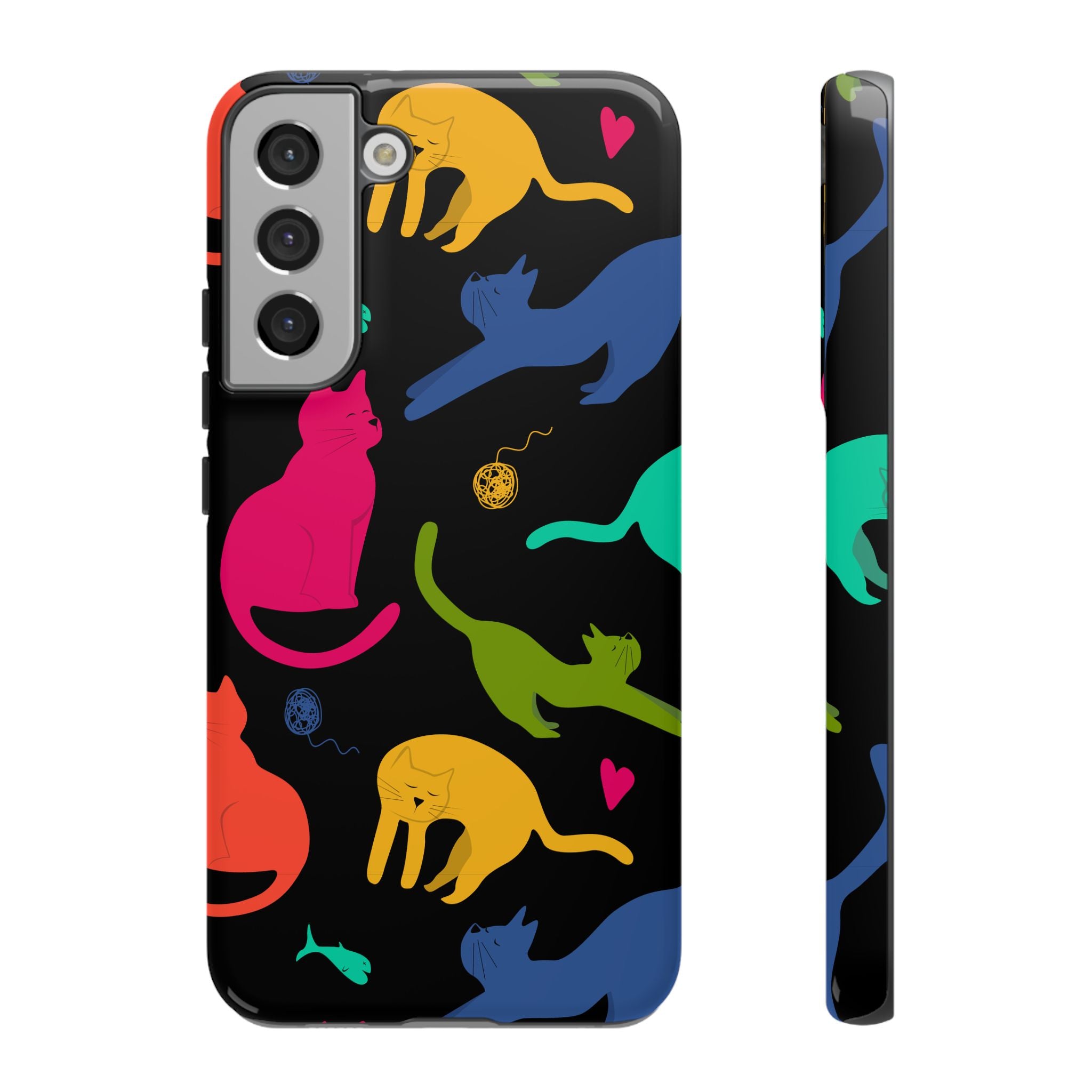 Colorful Cat Phone Case - Fun Pet Lover Accessory, Paw-some Gift for Cat Owners, Colorful Protective Cover, Cute Animal Phone [...]