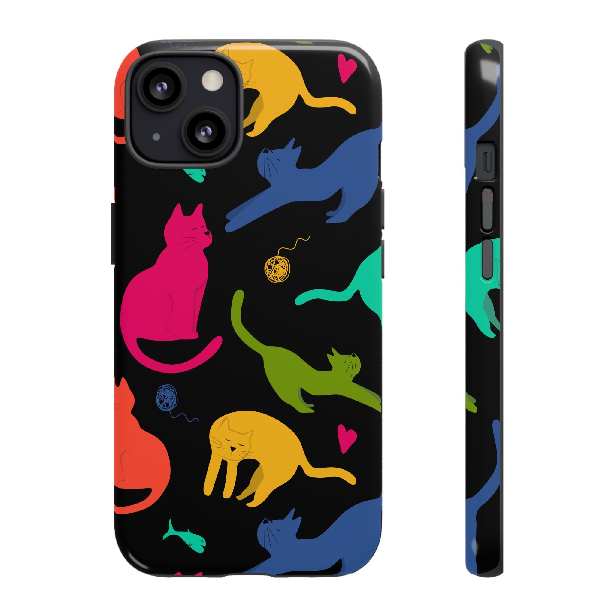 Colorful Cat Phone Case - Fun Pet Lover Accessory, Paw-some Gift for Cat Owners, Colorful Protective Cover, Cute Animal Phone [...]